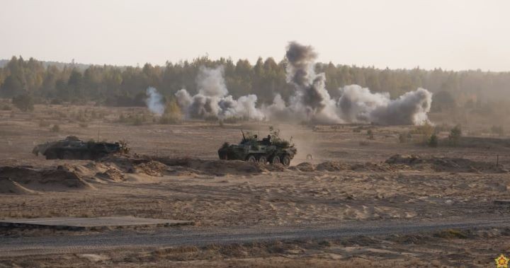 Под Брестом завершается учение парашютно-десантного батальона