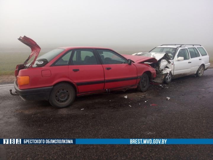 В Столинском районе утром случилось серьезное лобовое ДТП