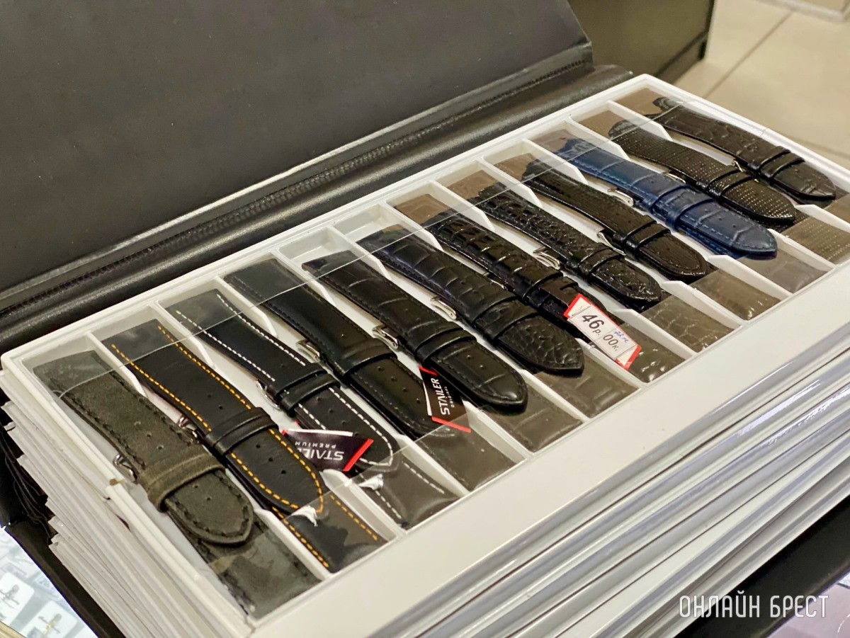 Здесь то, что вы искали: более 3000 ремешков для наручных часов в магазине «Fashion Time» на Советской в Бресте