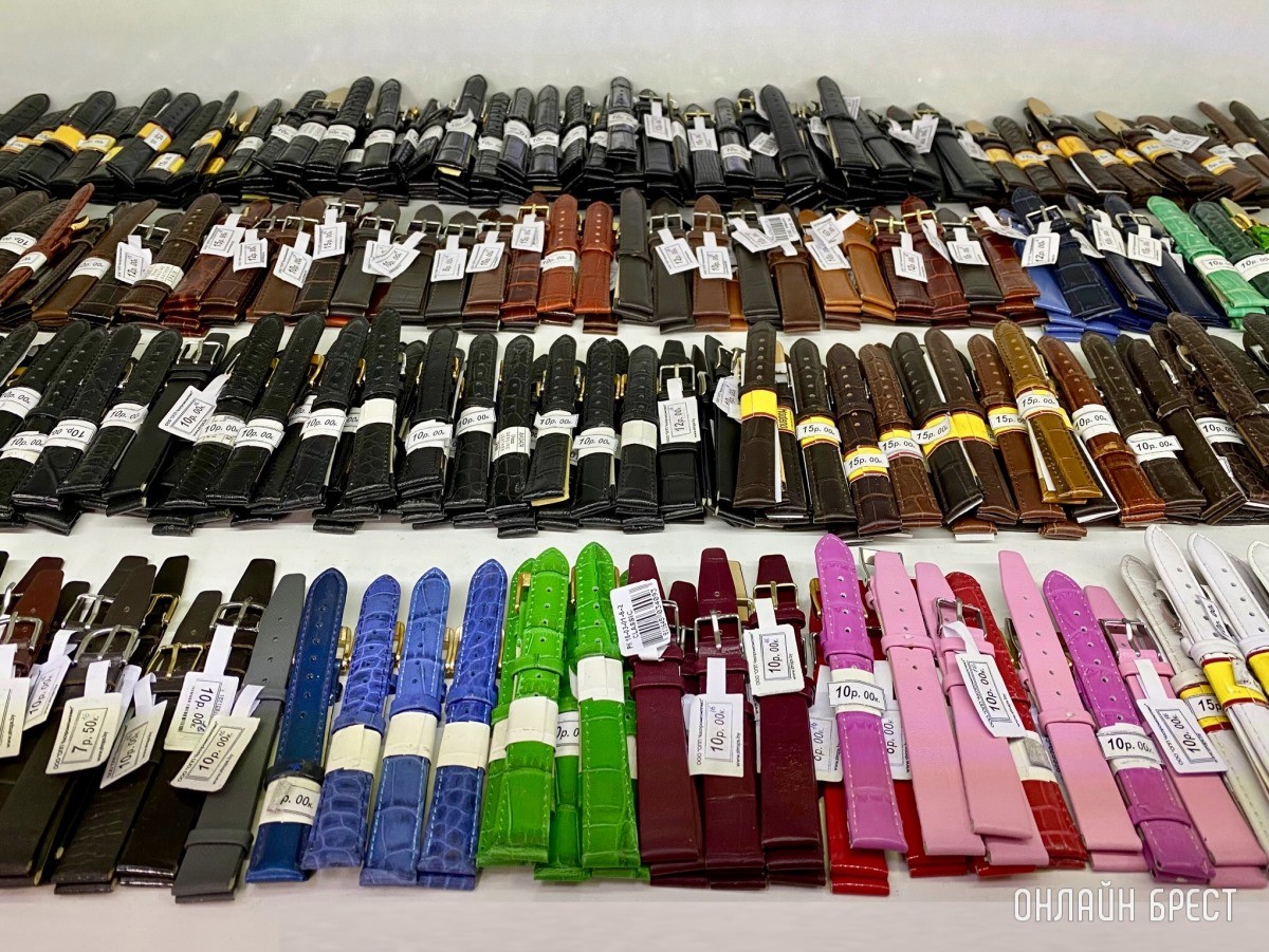 Здесь то, что вы искали: более 3000 ремешков для наручных часов в магазине «Fashion Time» на Советской в Бресте