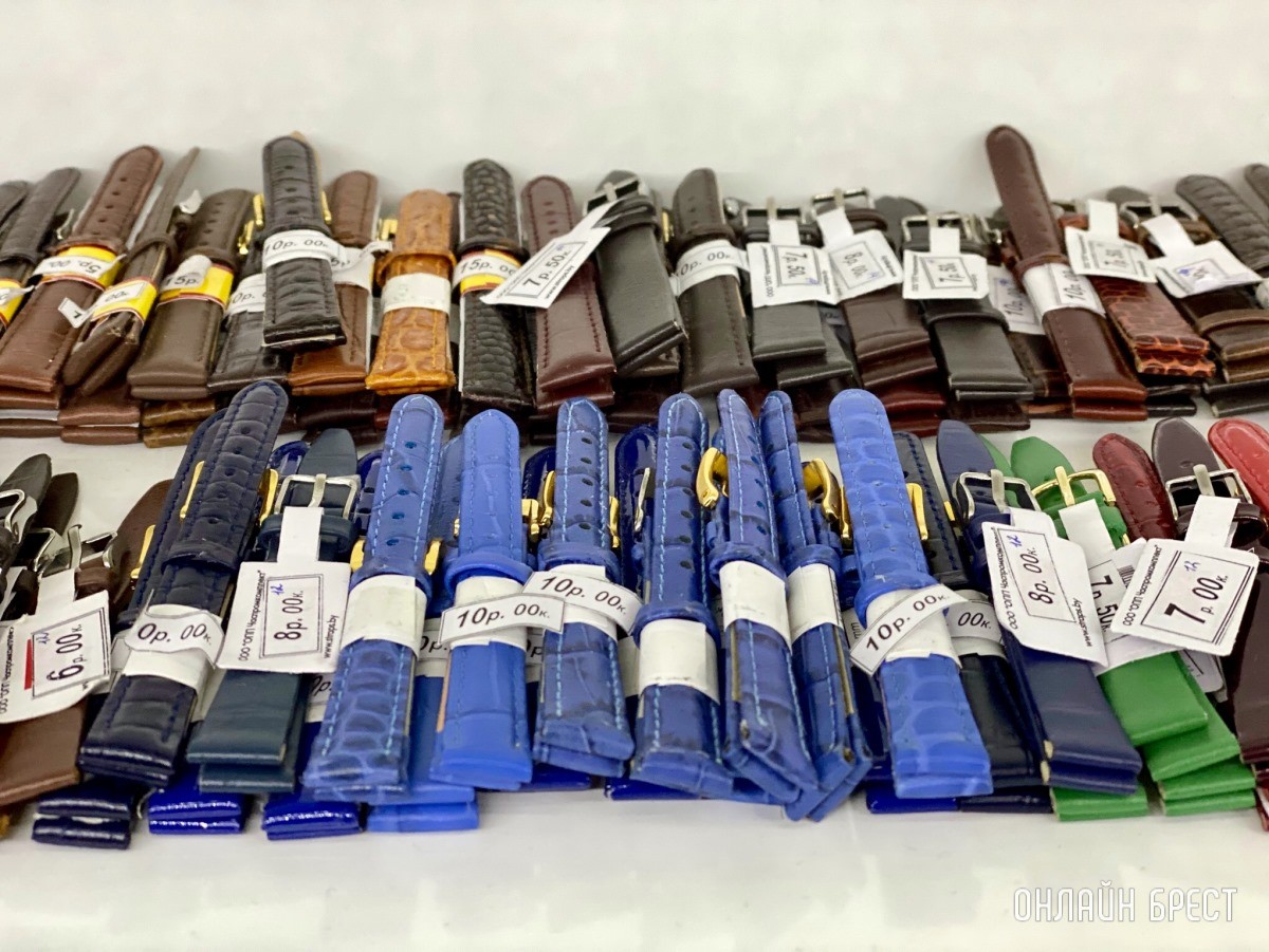 Здесь то, что вы искали: более 3000 ремешков для наручных часов в магазине «Fashion Time» на Советской в Бресте