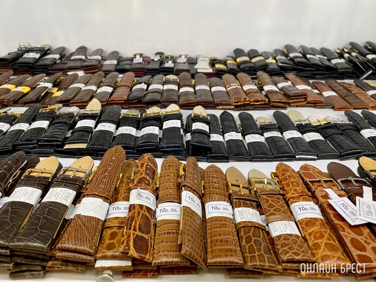 Здесь то, что вы искали: более 3000 ремешков для наручных часов в магазине «Fashion Time» на Советской в Бресте