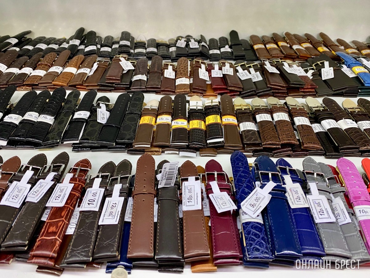 Здесь то, что вы искали: более 3000 ремешков для наручных часов в магазине «Fashion Time» на Советской в Бресте