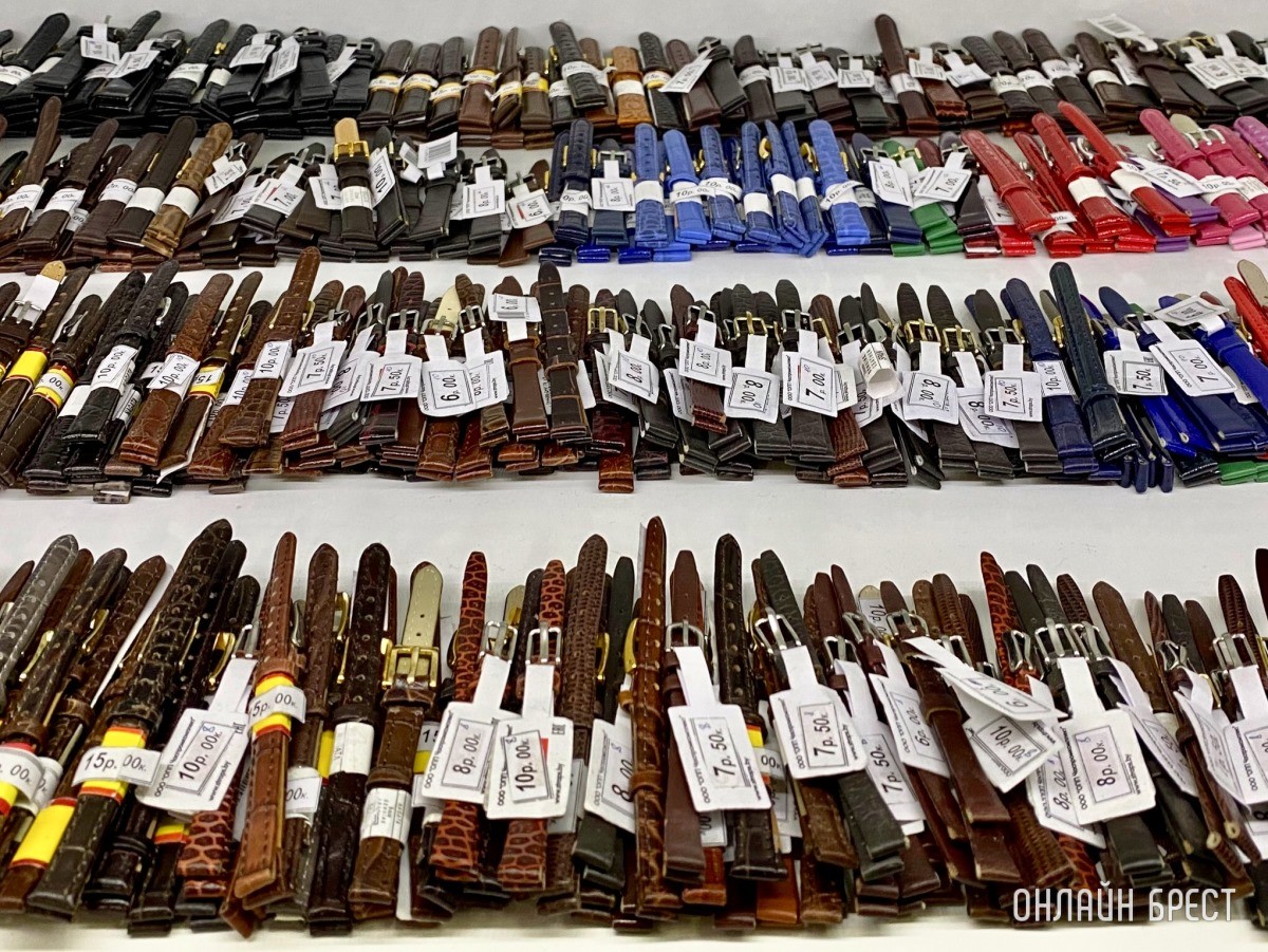 Здесь то, что вы искали: более 3000 ремешков для наручных часов в магазине «Fashion Time» на Советской в Бресте