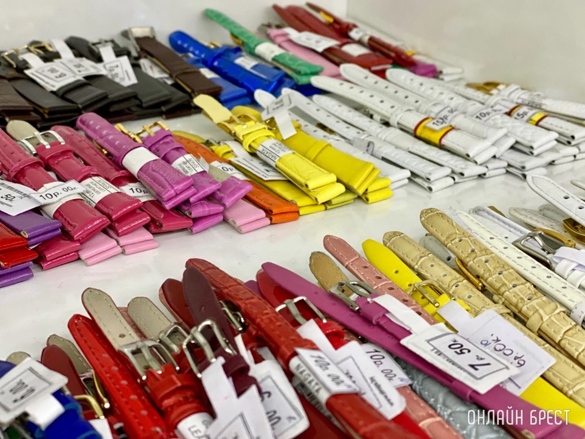 Здесь то, что вы искали: более 3000 ремешков для наручных часов в магазине «Fashion Time» на Советской в Бресте