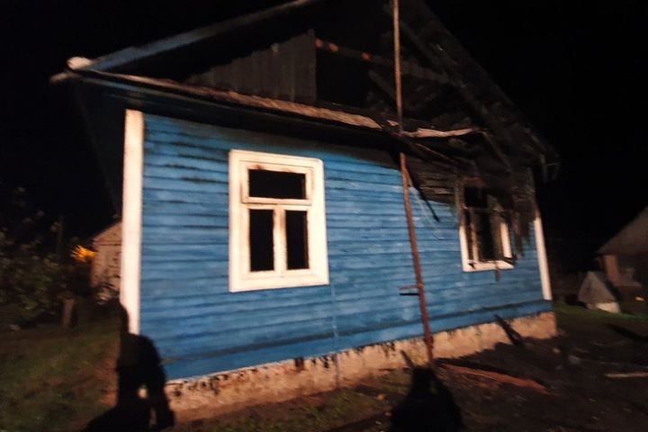 Ночью 17 октября в агрогородке Городец Кобринского района горел жилой дом — в огне погиб хозяин