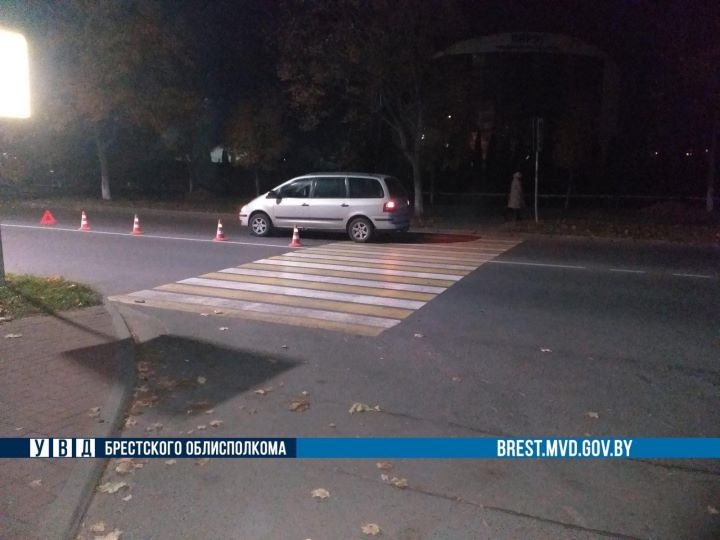 В Пинске совершен наезд на пешехода