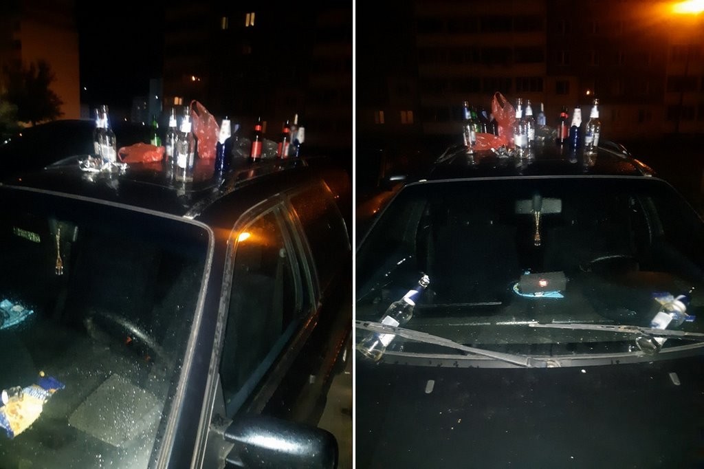 Машину жалко. Белорус нашел оригинальный способ наказать тех, кто мусорит