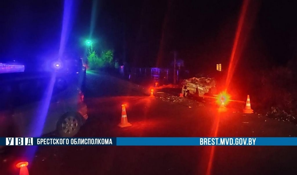 ДТП в Брестской области: водитель с 2,3 промилле алкоголя врезался в другое авто
