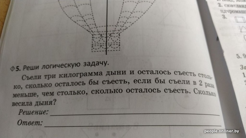 Дыня беспредела: 4-классникам предложили решить простую задачу. Наши читатели помогли