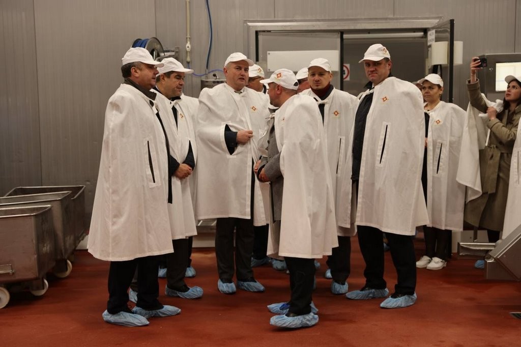 Новый цех по производству колбасных изделий запустили в Кобрине