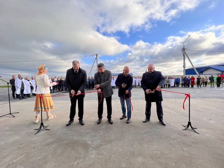 Крупный молочно-товарный комплекс построили в Каменецком районе