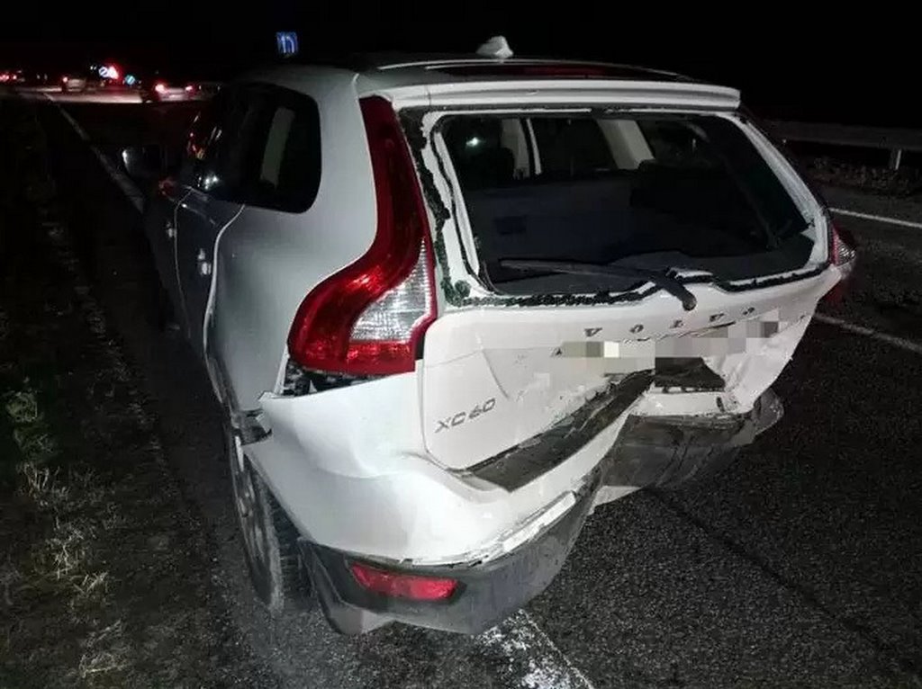 Жесткая авария на Р1 попала на видео