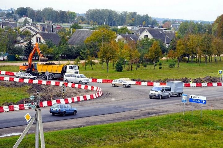 Кольцевую развязку построили в сжатые сроки возле Иваново