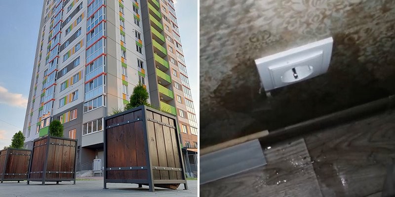 «Вода текла даже через розетки». Как «умная» новостройка подвела жителей