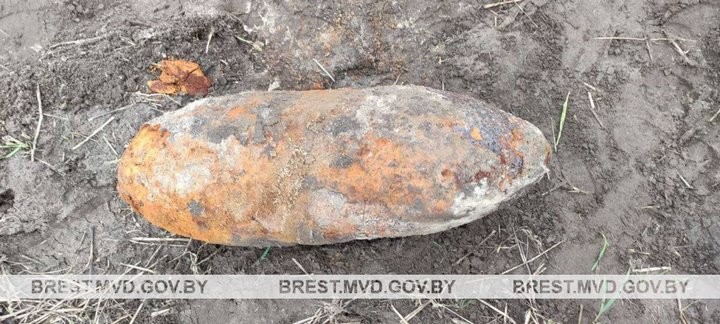 Бомба времен ВОВ обнаружена под Брестом