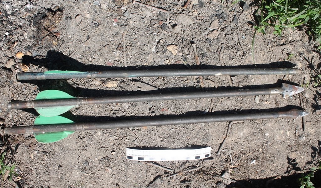 Многодетный белорус угрожал жене и детям самодельным арбалетом со стрелами