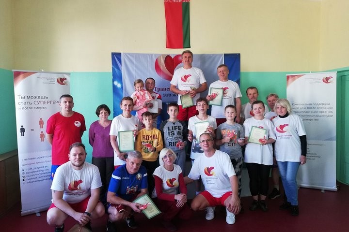 Врачи и пациенты после трансплантации встретились на спортивных играх в Бресте