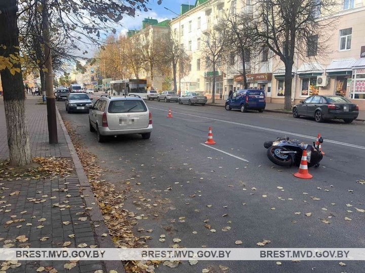 Подробности аварии в Барановичах, в которой погиб мотоциклист. Ему было всего 29 лет