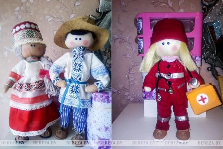 «Кукольный мир». Жительница Брестской области рассказала, как увлеклась изготовлением игрушек