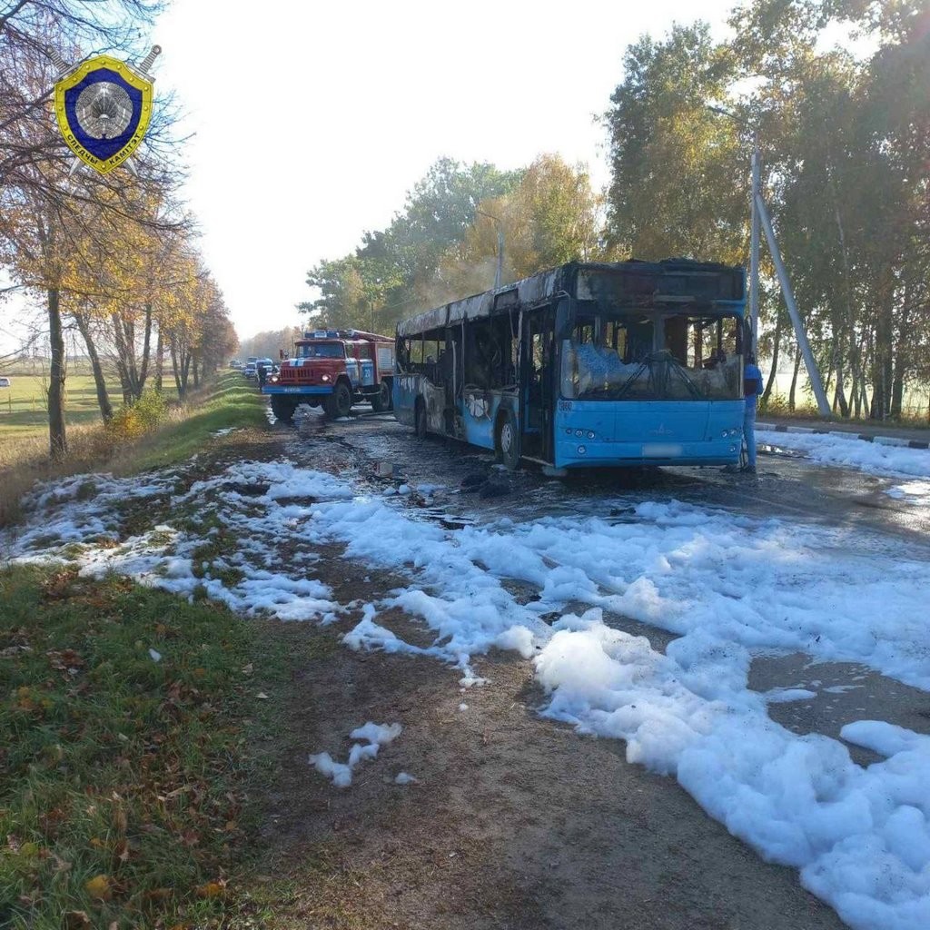 Угонщика автобуса в Барановичах заключили под стражу