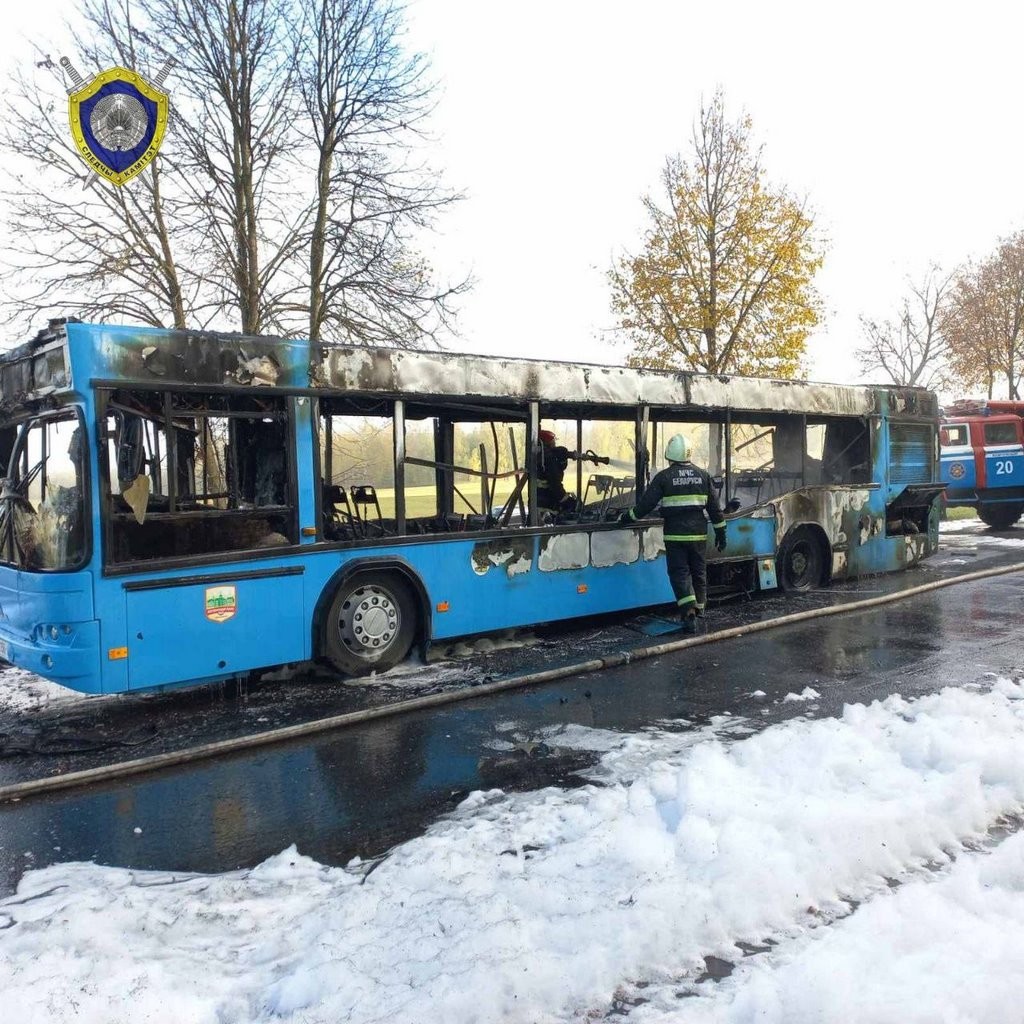 Угонщика автобуса в Барановичах заключили под стражу