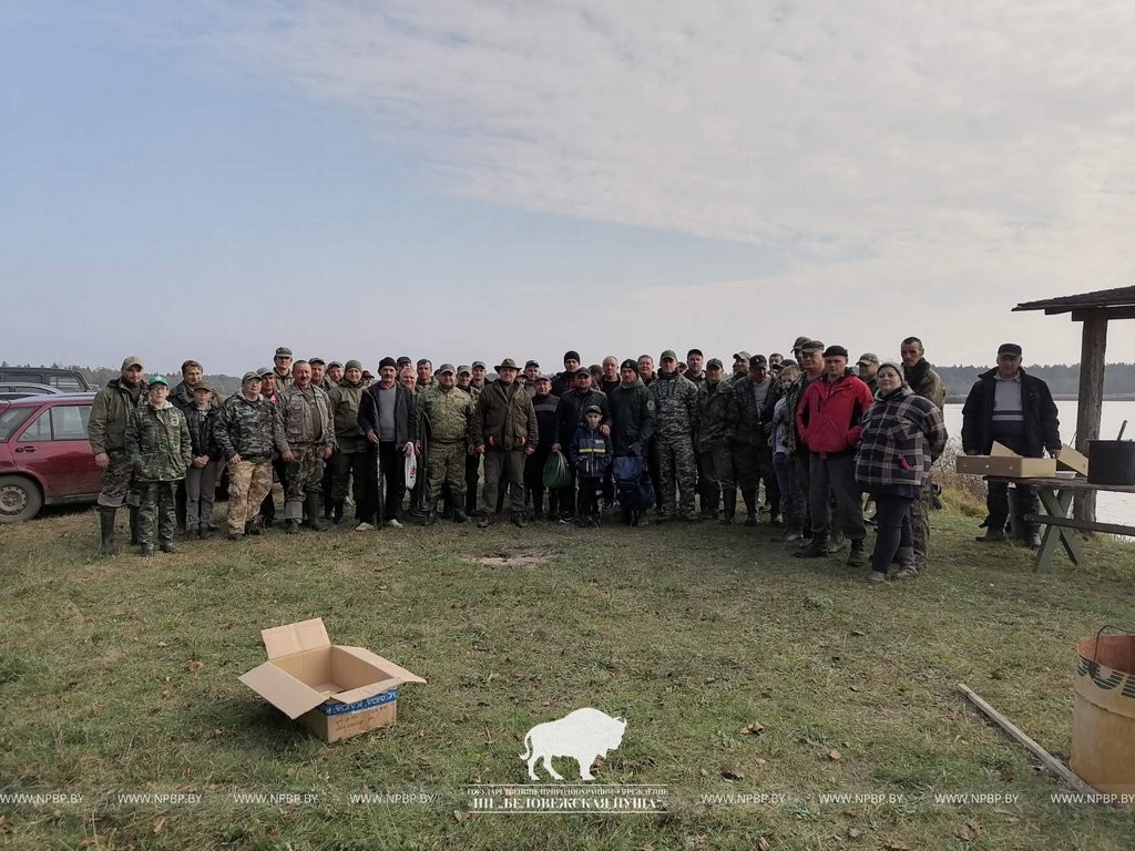 В Беловежской пуще в соревнованиях рыбаков впервые участвовала женщина