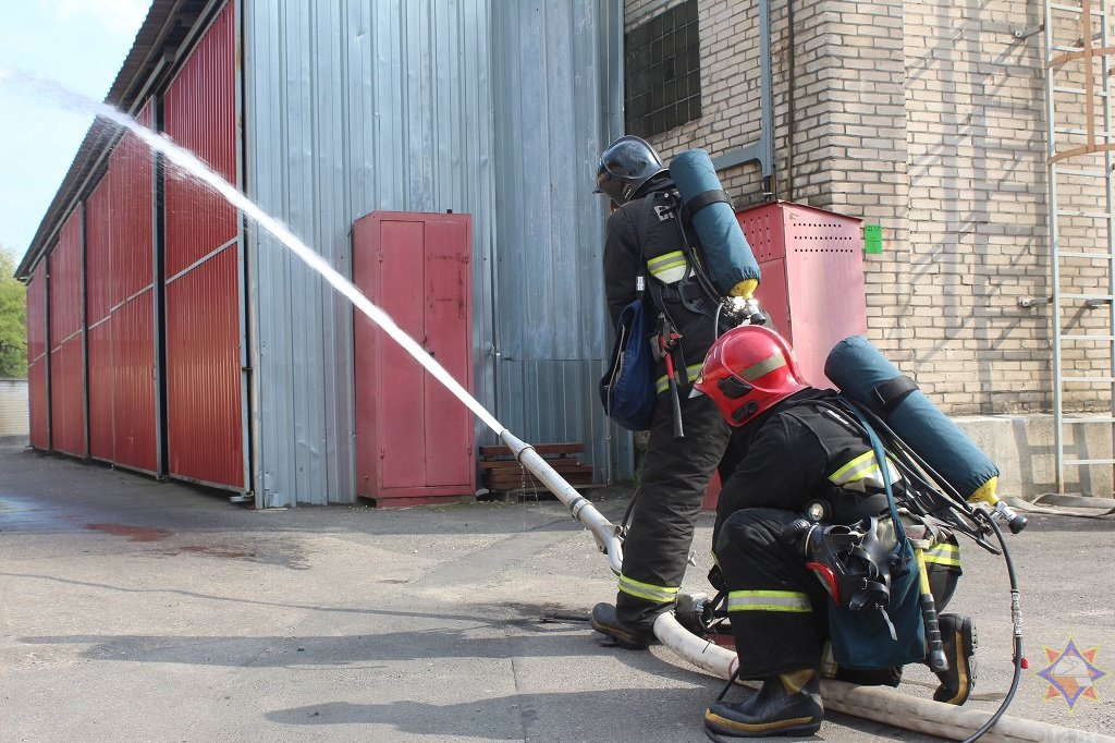 Тактико-специальные учения МЧС прошли на территории СП ОАО «Брестгазоаппарат»