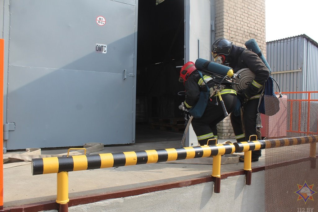 Тактико-специальные учения МЧС прошли на территории СП ОАО «Брестгазоаппарат»