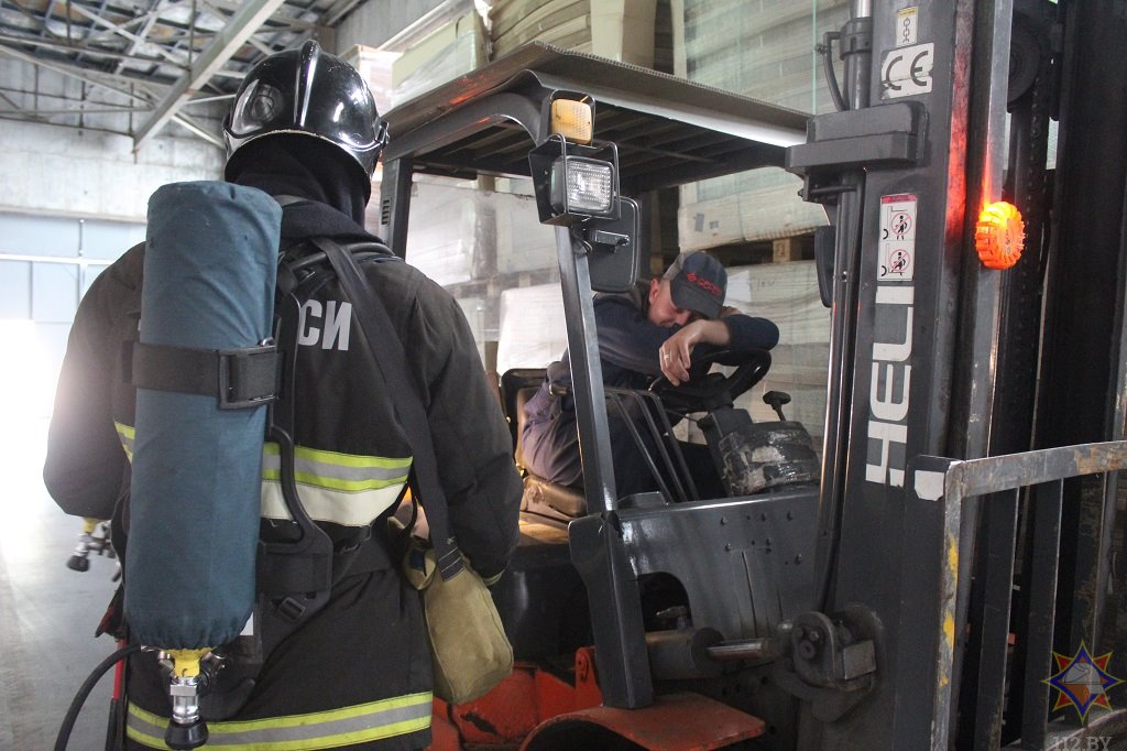 Тактико-специальные учения МЧС прошли на территории СП ОАО «Брестгазоаппарат»