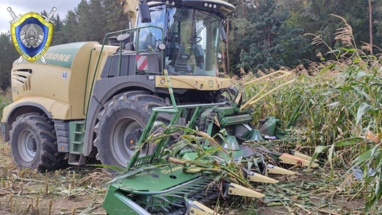 В Столбцовском районе пенсионер собирал кукурузу и попал под комбайн