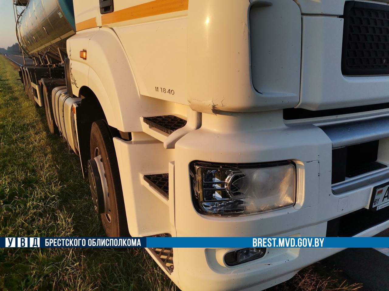 В Каменецком районе КАМАЗ насмерть сбил пешехода