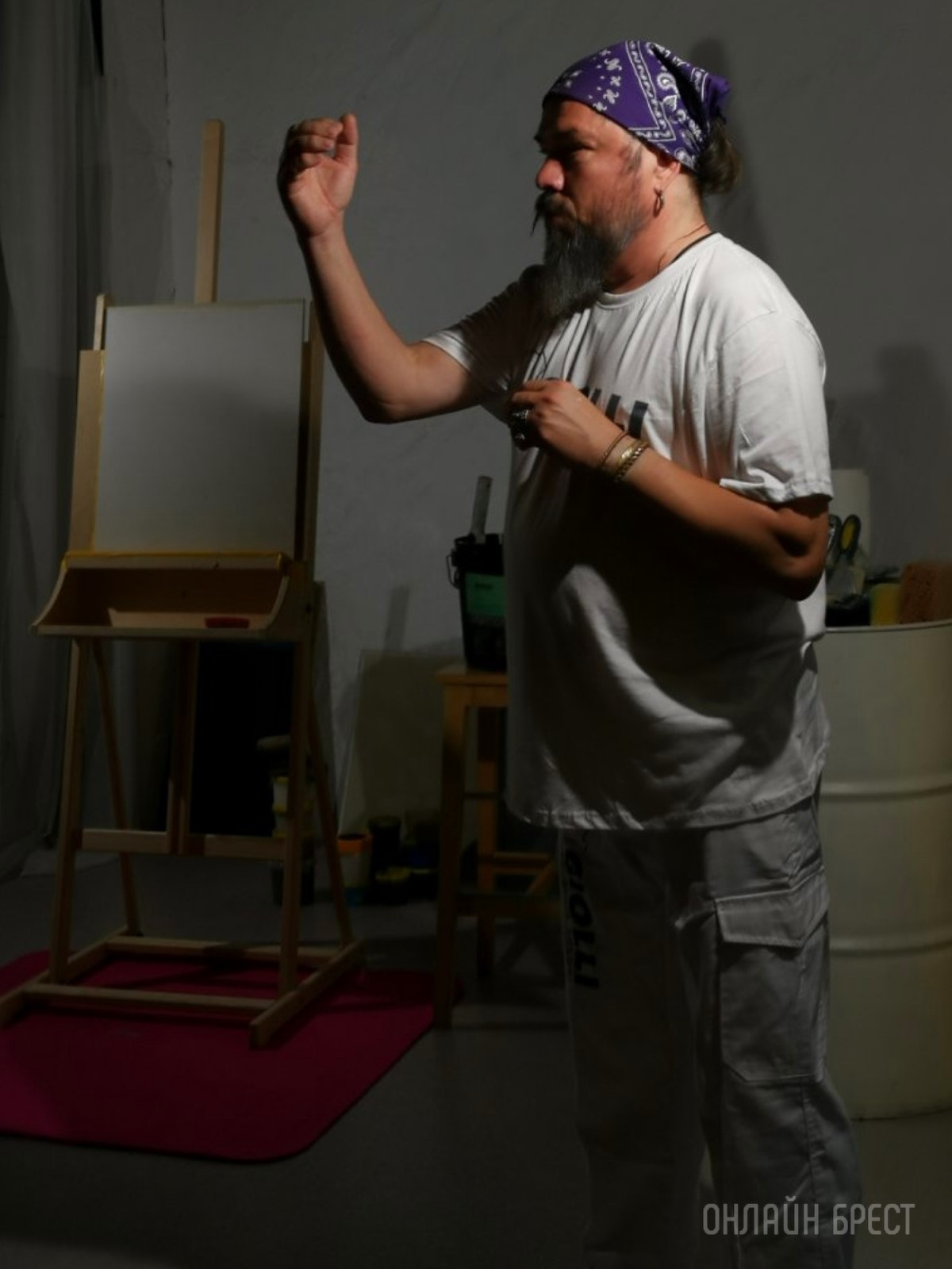 В Бресте прошел мастер-класс по нанесению итальянской декоративной штукатурки Giolli