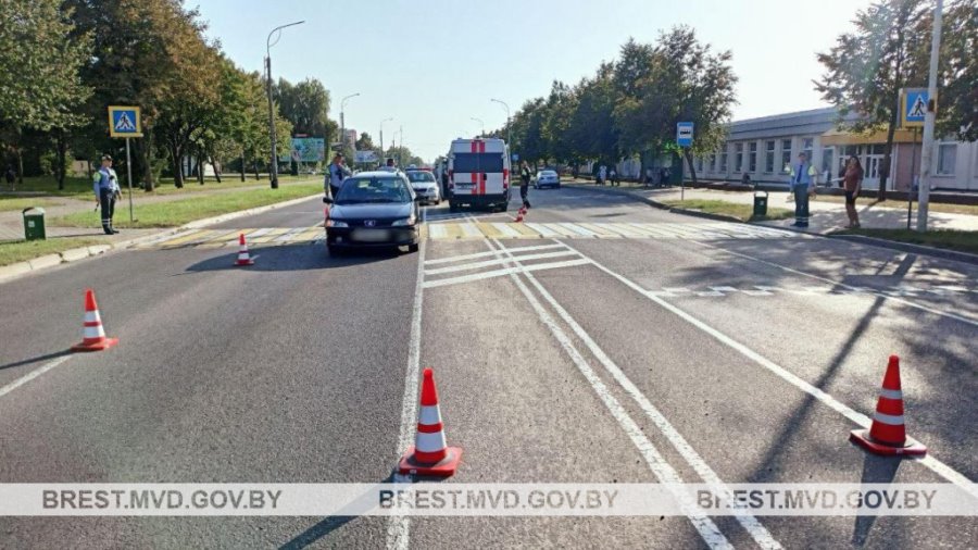 В Кобрине травмирована пешеход