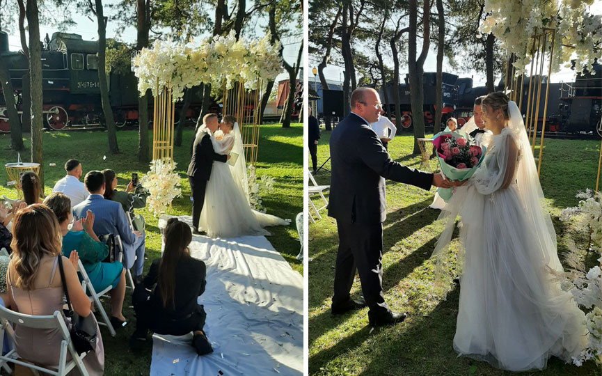 Железнодорожная свадьба в Барановичах