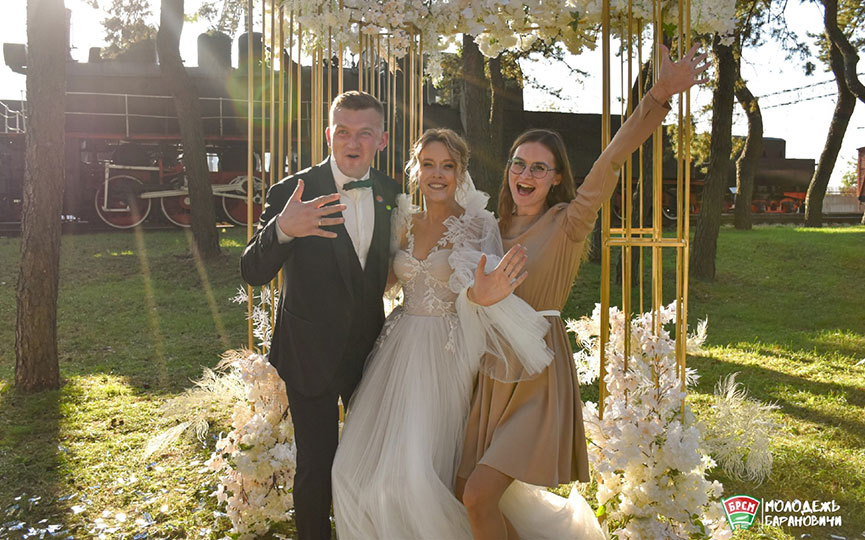 Железнодорожная свадьба в Барановичах