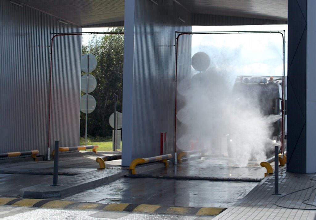 Дезинфекции транспорта на границе