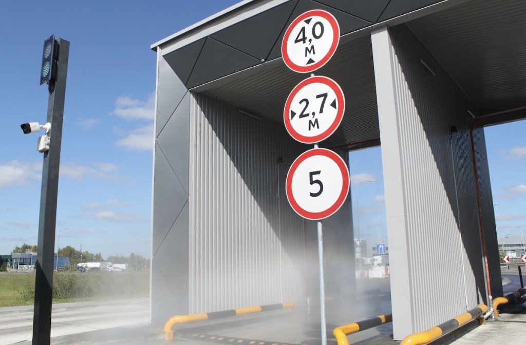 Дезинфекции транспорта на границе