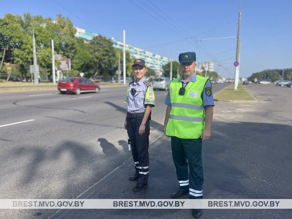 В Бресте сотрудники ГАИ останавливали маршрутки и такси