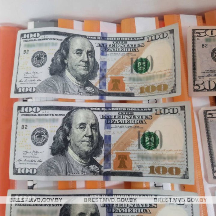 Молодой житель Пинска пытался обменять в банке поддельные доллары
