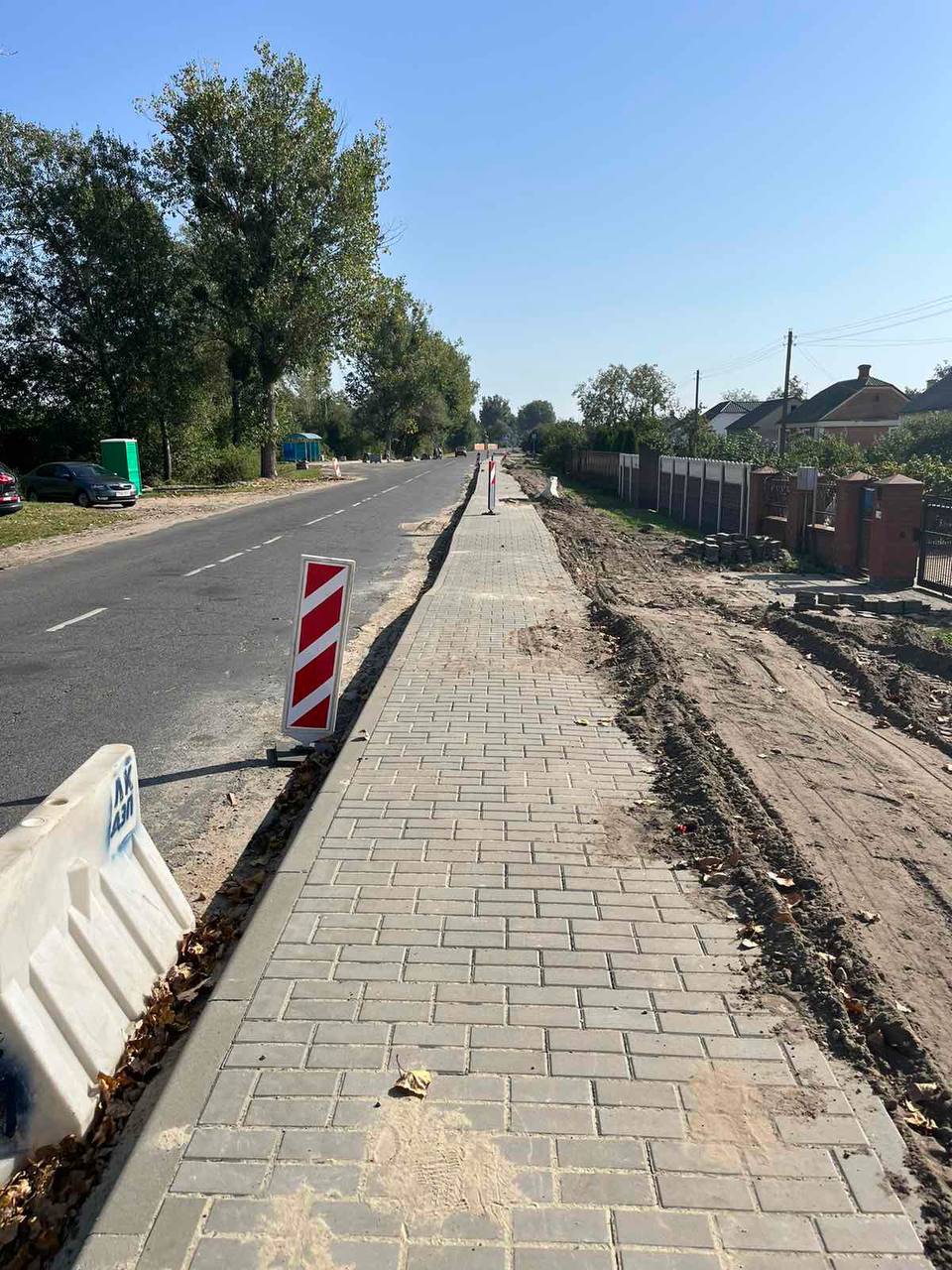 Специалисты КУП «Брестское ДЭП» ведут работы по ремонту и благоустройству Свято-Афанасьевской улицы