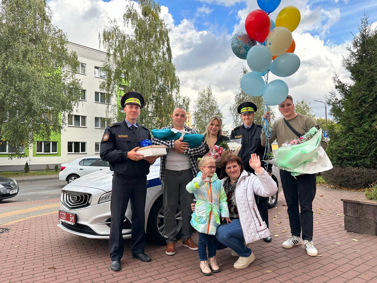 Помните, в Бресте мужчина просил ГАИ подвезти его жену до роддома? Счастливый финал истории