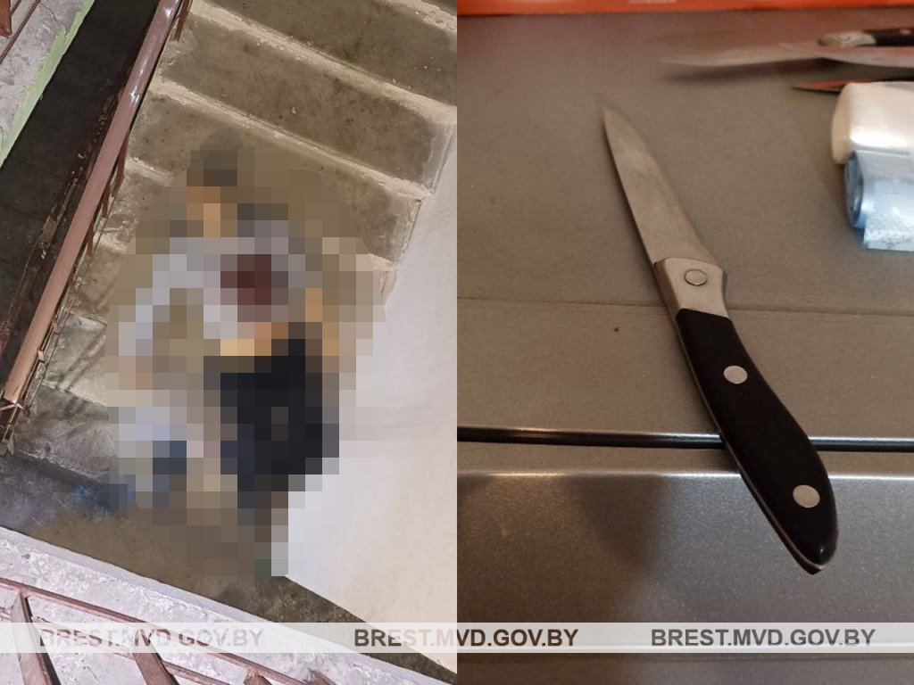 В Пинске на лестничной площадке обнаружено тело мужчины. Задержан подозреваемый в убийстве