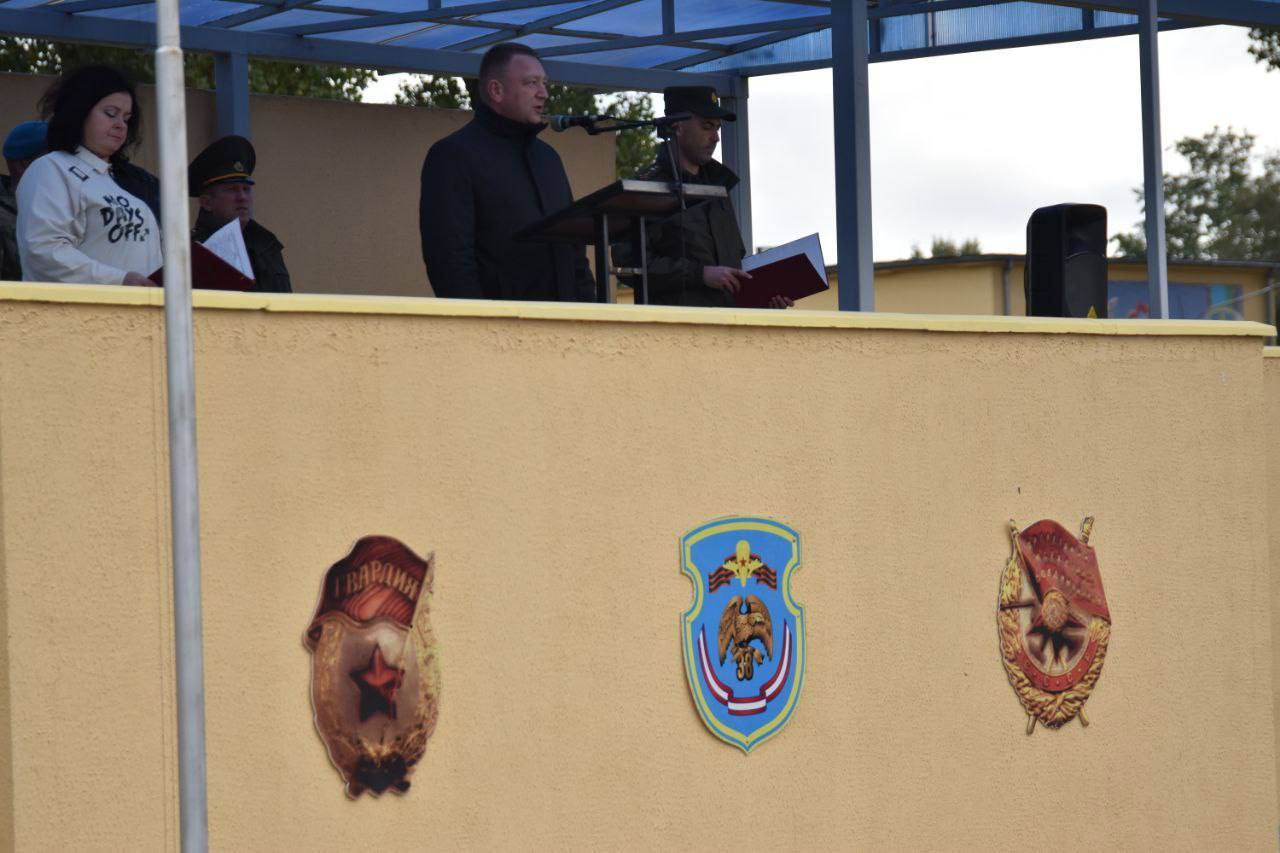 В Бресте в 38-ой отдельной гвардейской десантно-штурмовой бригаде прошел День призывника