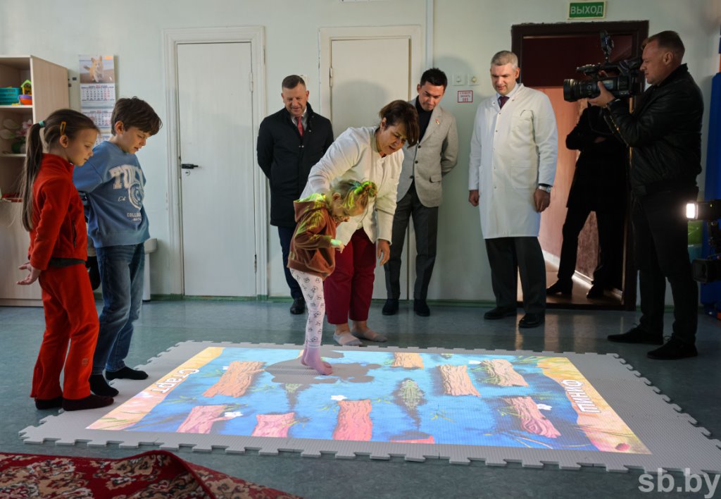 Новое интерактивное оборудование приобрел Брестский областной центр медреабилитации для детей