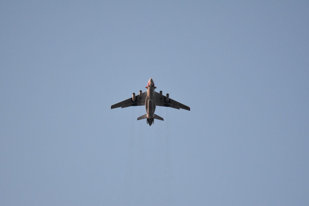 Сегодняшние прыжки из самолета Ил-76МД под Брестом. Смотрите фото