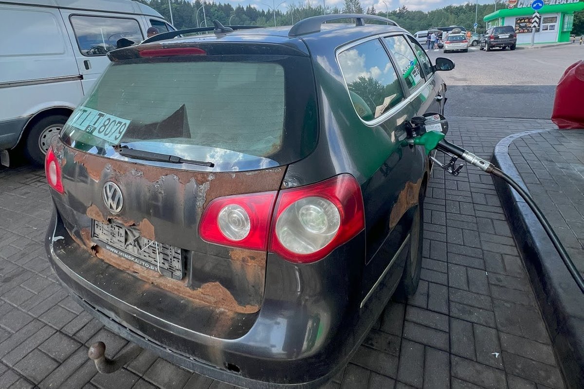 Парень реанимировал автомобильный «труп». На восстановление Passat B6 ушло $1300