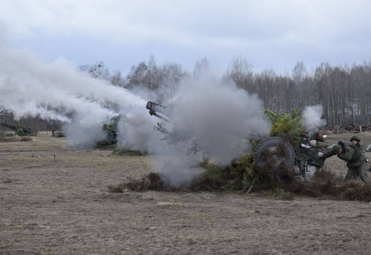 На полигоне «Брестский» проходит совместный лагерный сбор артиллерийских подразделений сил специальных операций