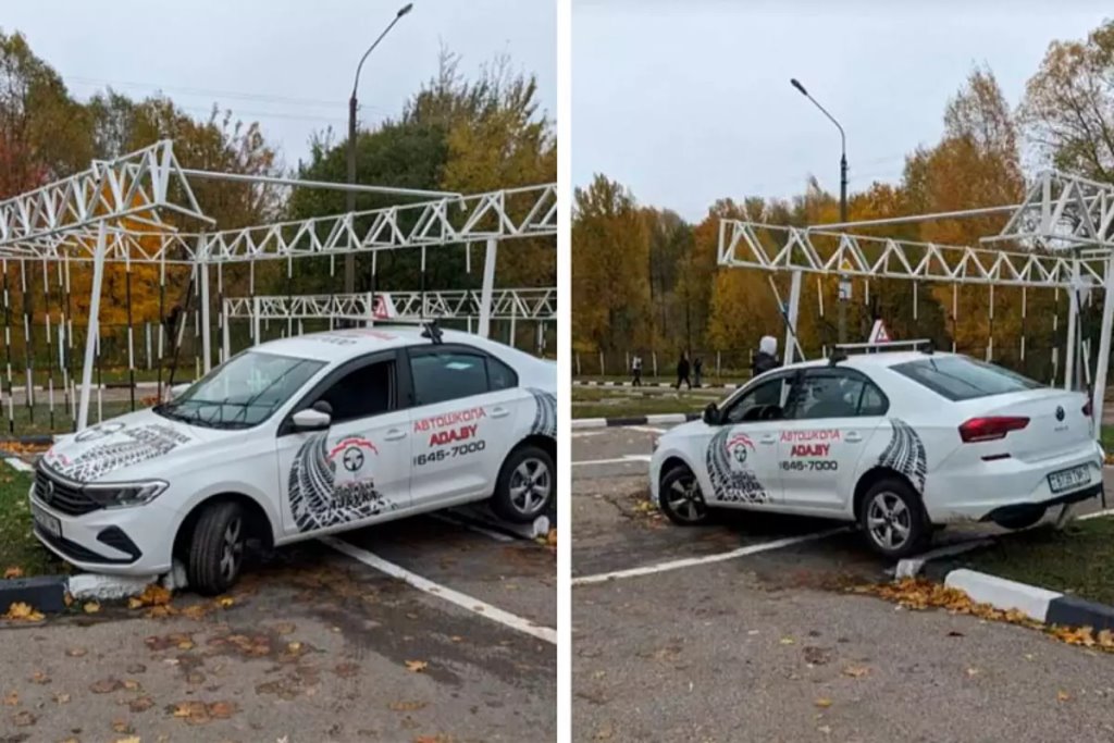 Курсант не вписался в «гараж» – виноват экзаменатор