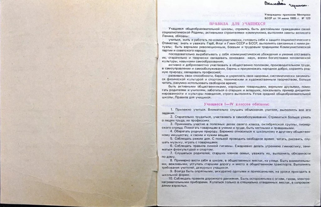 Дневники из прошлого: как менялся главный документ школьника последние 40 лет
